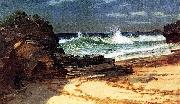 Albert Bierstadt Beach at Nassau oil on canvas